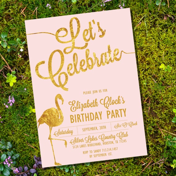 Let's Celebrate Birthday Invitations 6