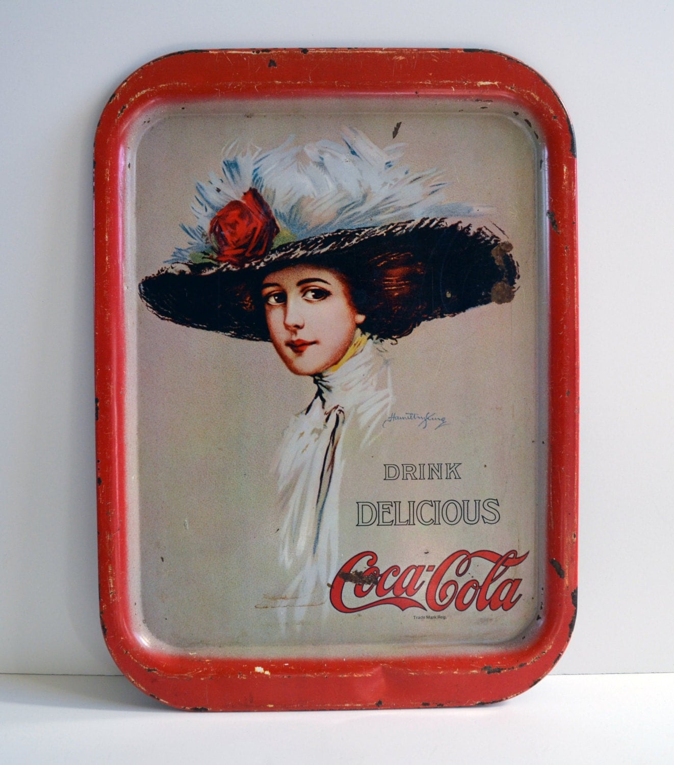 Vintage Coca Cola Memorabilia advertising Tin Serving Tray Circa 1971 ...