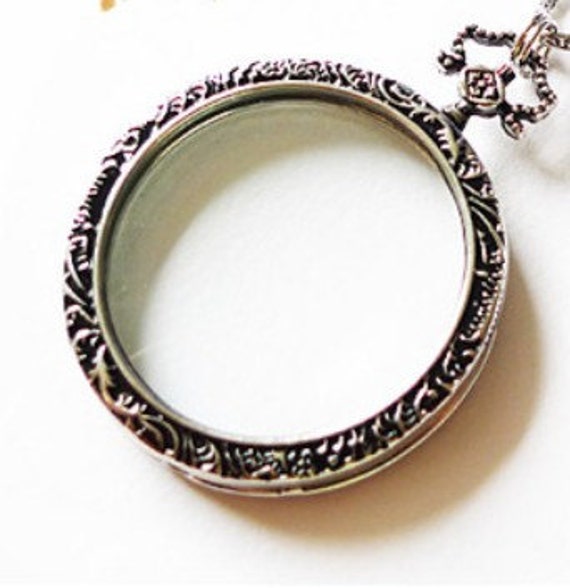 Magnifying Glass Necklace Pendant Monocle Magnifying Glass