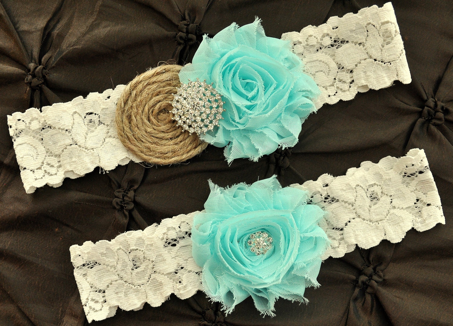 Rustic Garter Set 8