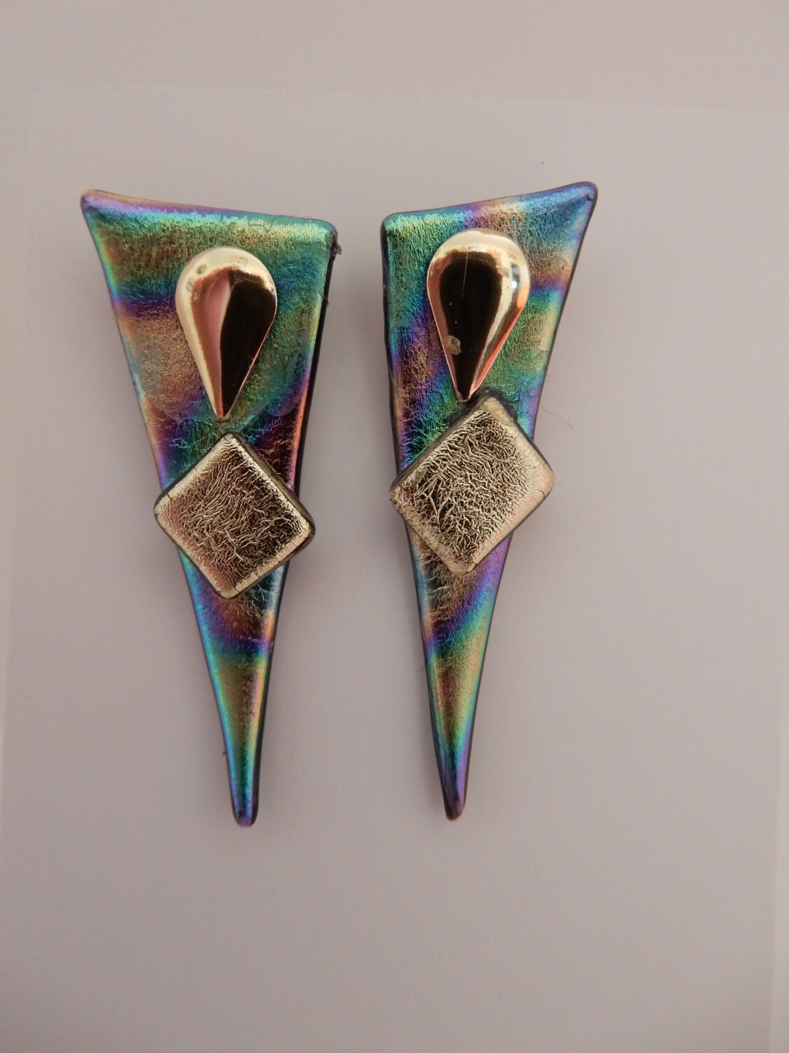 Lightweight Friendly Plastic Earrings by PattysbaublesNbling