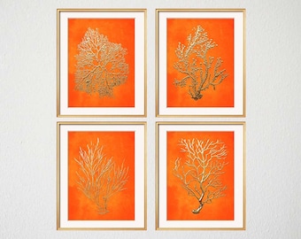 Popular items for orange bathroom art on Etsy