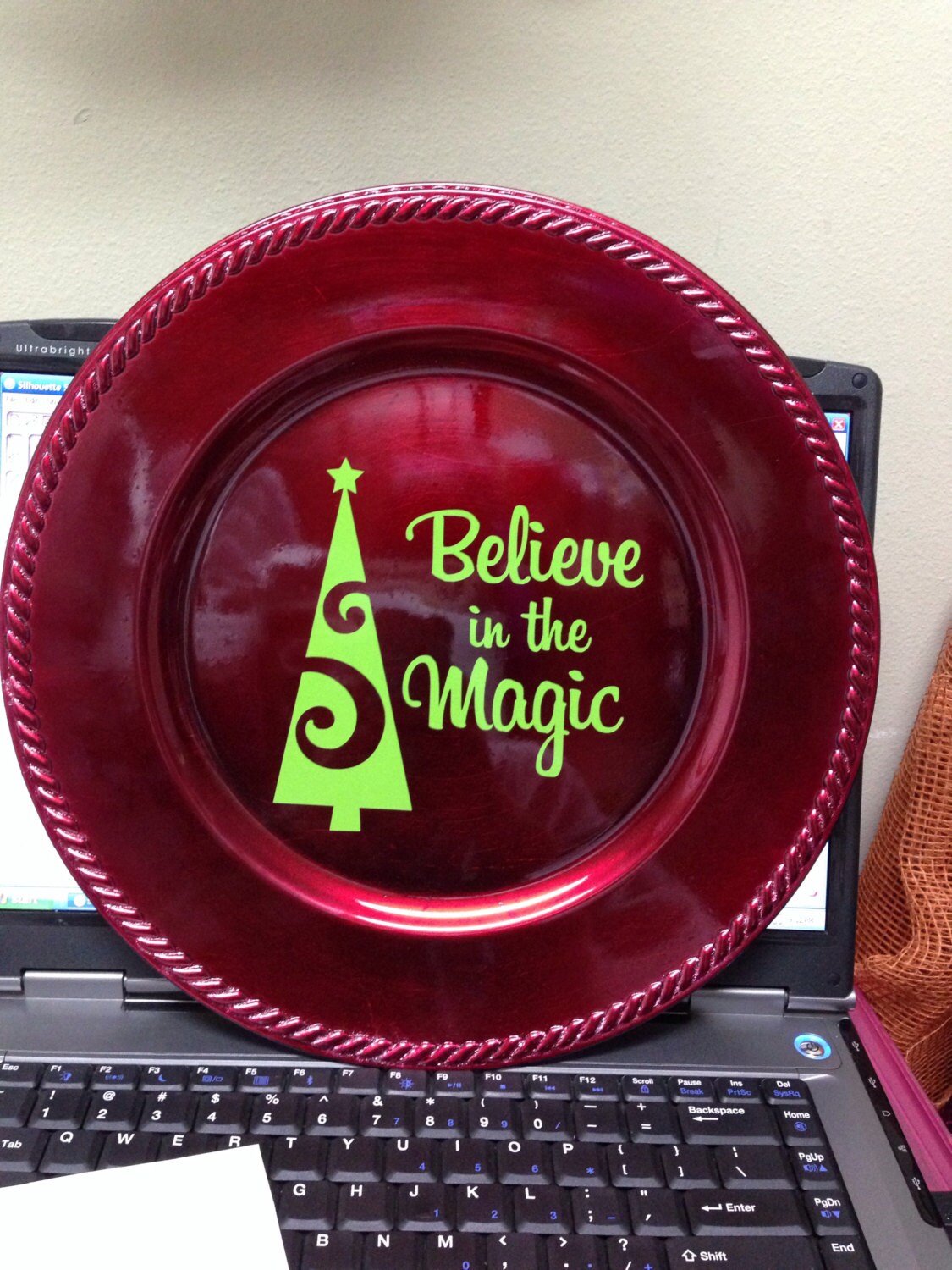 Decorative Christmas Plate