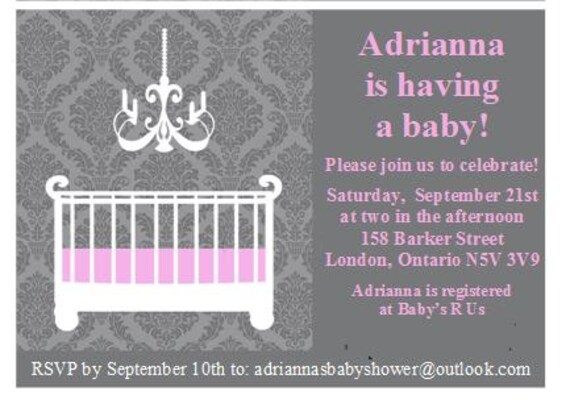 Items similar to DIY Printable Baby Shower Invitations on Etsy