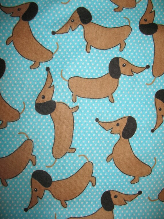 Dachshund Soft Flannel Pillowcases by CocoaPuffsCorner on Etsy