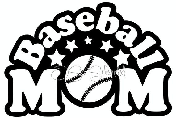 Download Baseball Mom Digital File Vector Graphic Personal Use