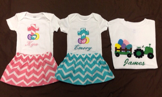 Items similar to Matching Sibling Easter Outfit/ Matching Boy/Girl ...