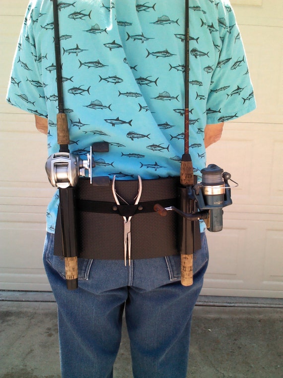 Backpack that holds fishing pole