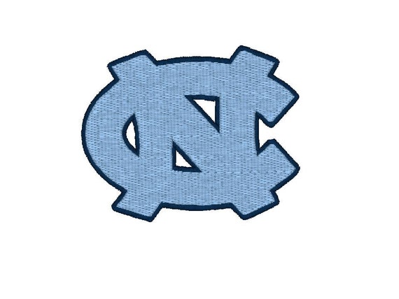 UNC Embroidery Logo by LandCCrafts on Etsy