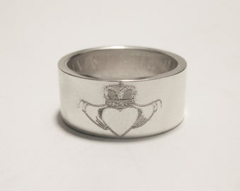 sanskrit engraved wedding rings