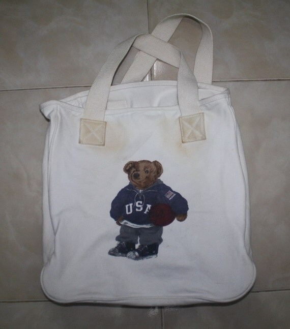 polo bear bag