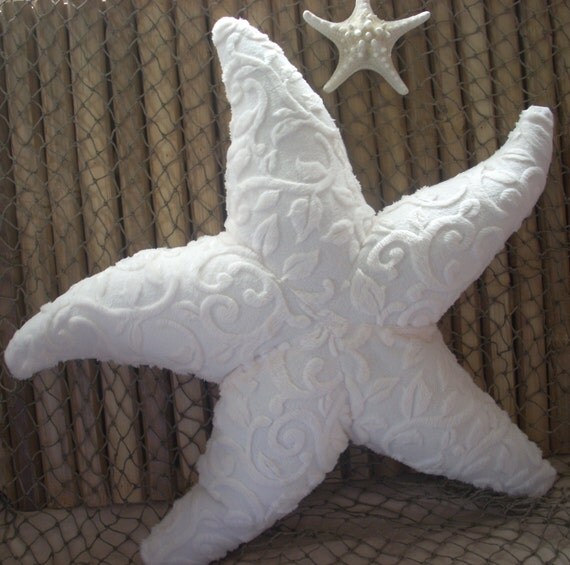 Starfish pillow nautical bed pillows nautical bedroom