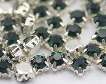 Popular items for rose montee beads on Etsy