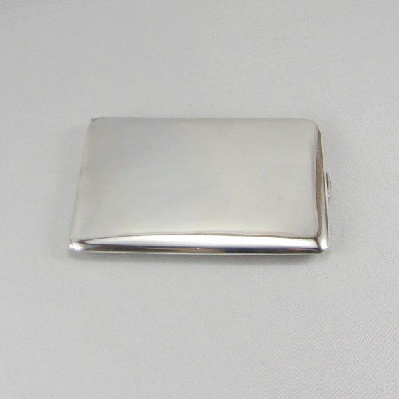 Vintage Sterling Silver Cigarette Case Webster Sterling