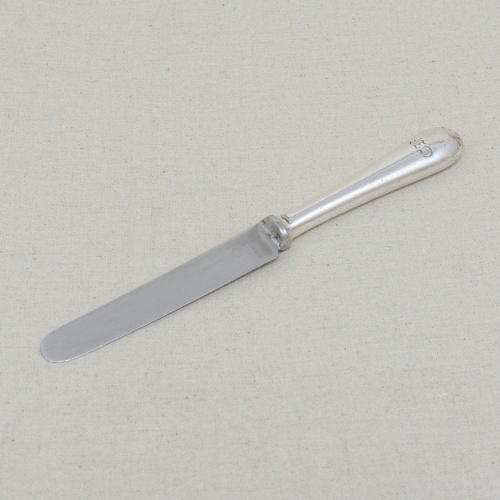 Antique Charles Christofle French Silver Hallmark C C Balance Knife