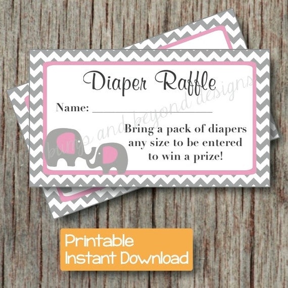 items similar to diaper raffle tickets baby shower gum