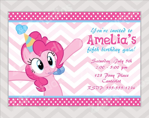 My Little Pony 9Th Birthday Invitations 2