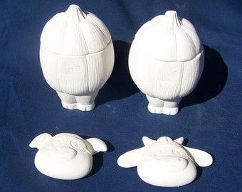 Figurine En Céramique à Peindre - Chat D'Halloween (Bisque) - Marque Dona Modèle D911 - Neuf
