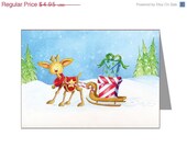 80% OFF Rudy first sleigh printable Christmas card Il_170x135
