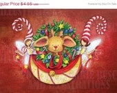 80% OFF Printable Christmas card DIY instant download Rudy and friends - AMB-604 Il_170x135