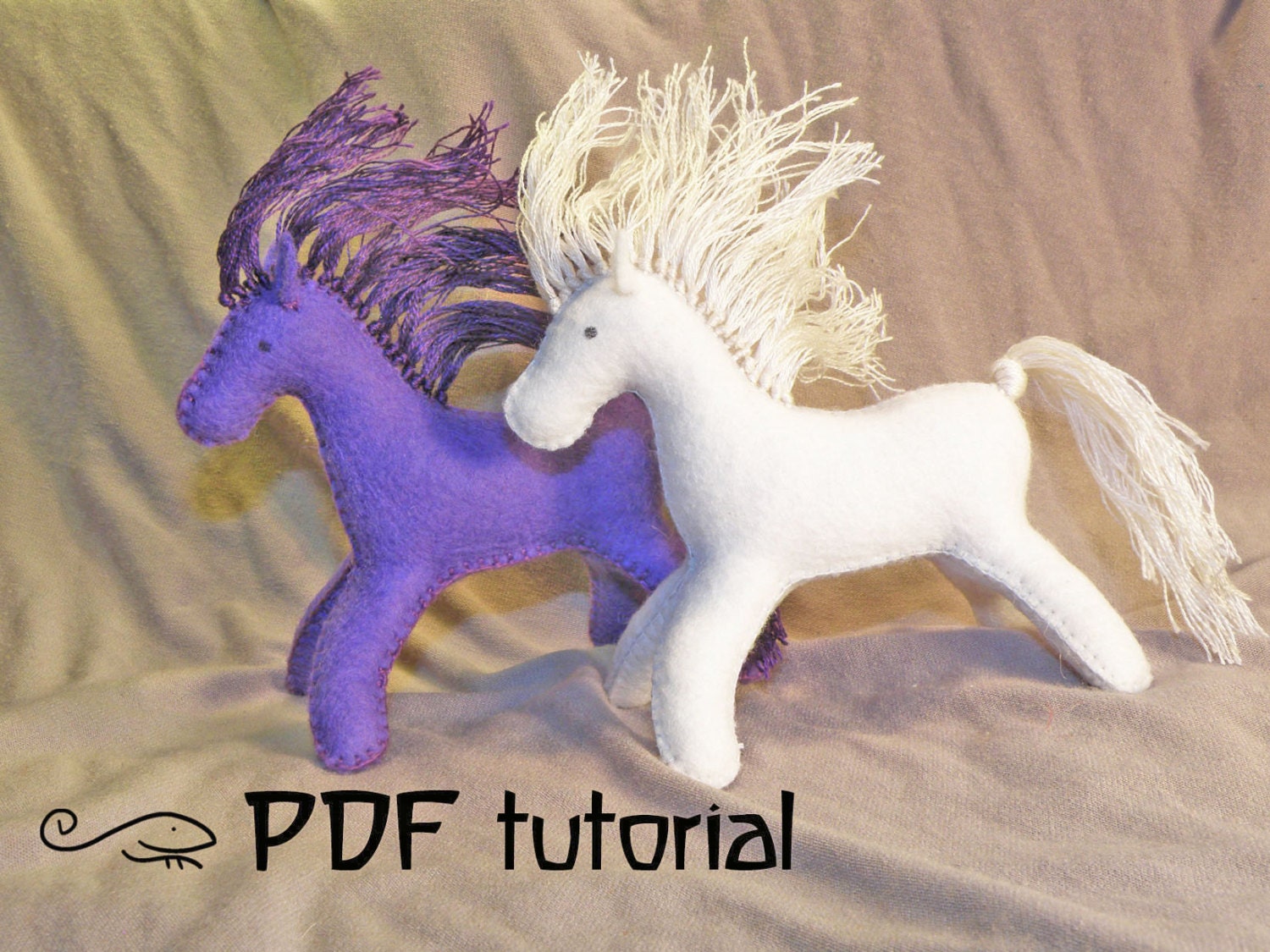 Felt Horse Making Pattern felt horse horse pattern horse