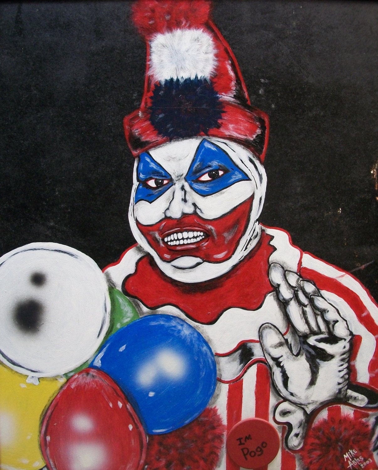 John Wayne Gacy Autoportrait John Wayne Gacy Self Portrait Print