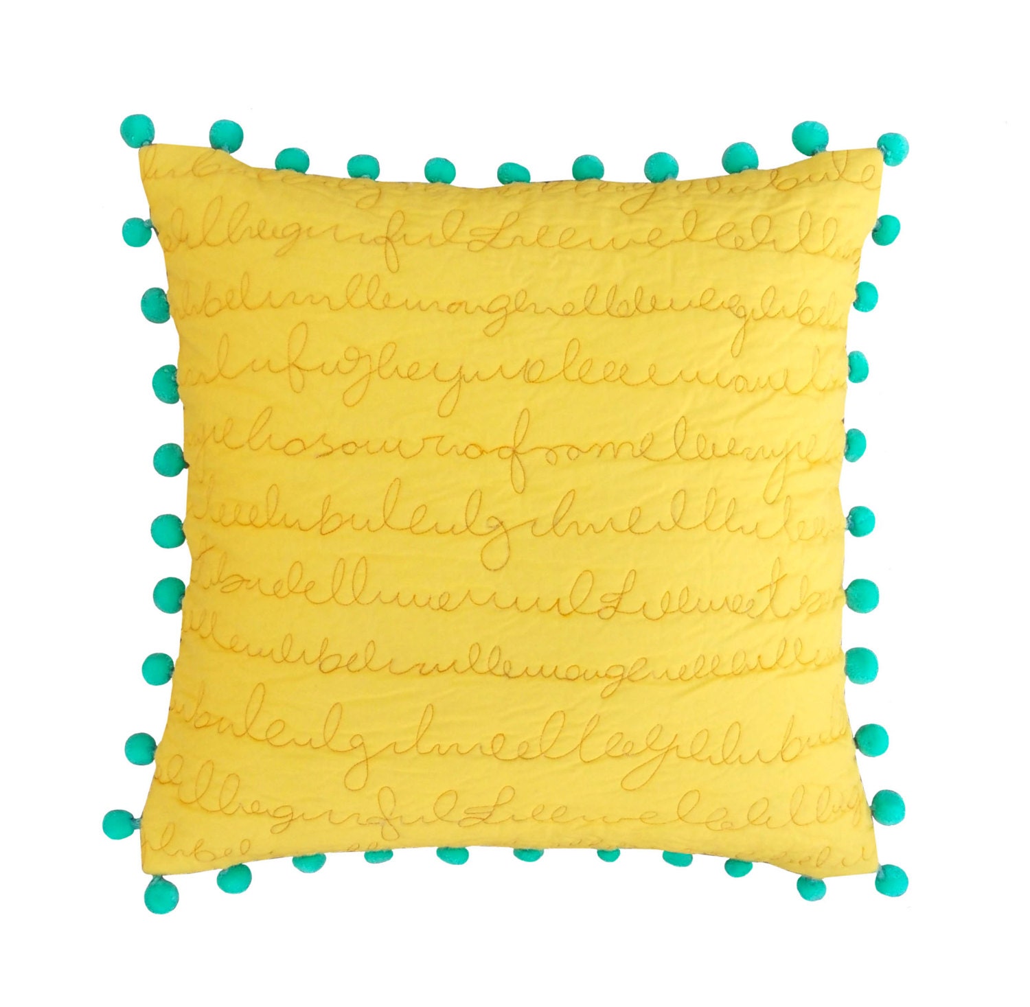 soft yellow pillow covers