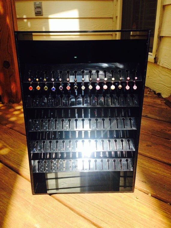 Acrylic Belly Button Navel Ring Display Storage Large by acidmist