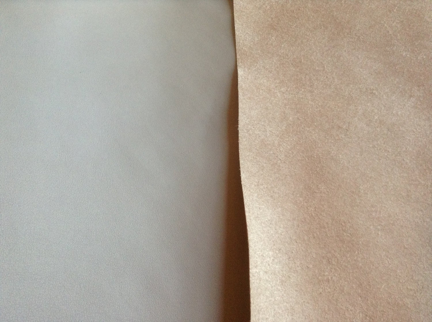 Gray Vinyl fabric ,Faux leather ,54" ,One yard + 27" ,pleather ,light