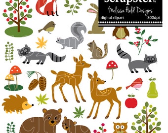 Woodland Animal Clipart
