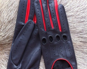 Driving Leather Gloves - Women's Lambskin Glove -Driving Glove