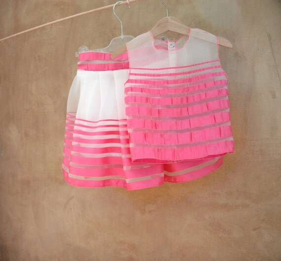 Pink flower girl dress, Birthday and Party girl dress, elegant ecofriendly taffetà, Ballerina, Fairy dress- MADE TO ORDER