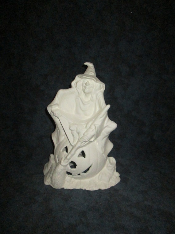 Ceramic Bisque Pandora the Witch Byron by HEARTtoHEARTceramics