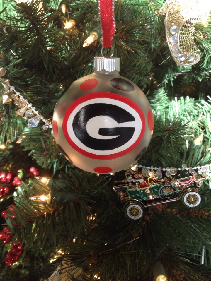uga ornament by apassionforpainting on etsy uga ornament by apassionforpainting on etsy