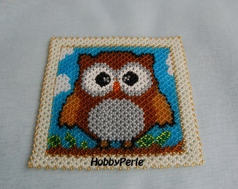 Pattern picture with Owl