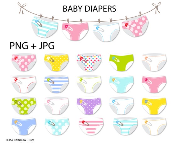 free baby diaper clipart - photo #10