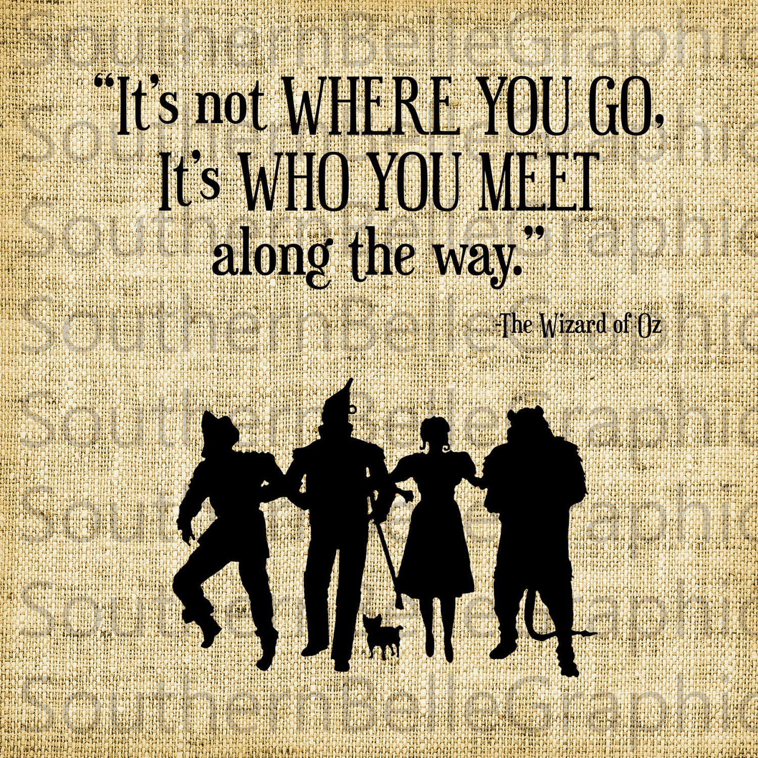 It's not where you go//Wizard of Oz by SouthernSassGraphics