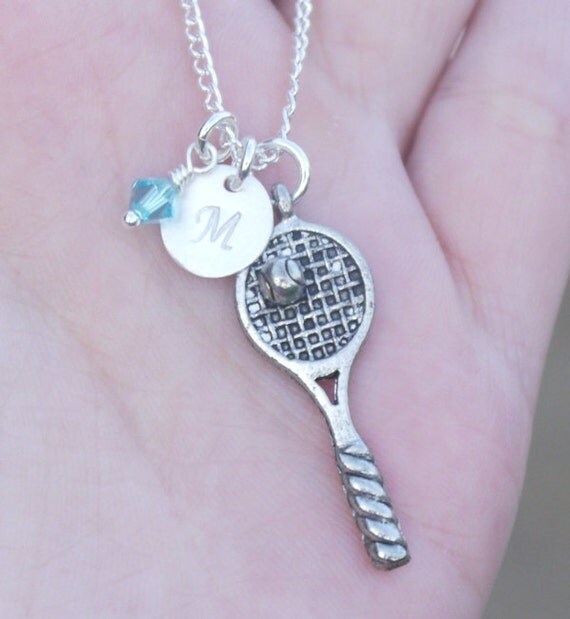 Tennis Necklace Tennis Jewelry Personalized Tennis Player