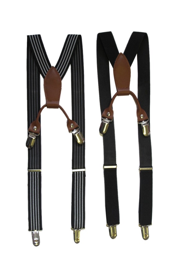 Black Suspenders Boy Suspenders Black baby Suspenders Black