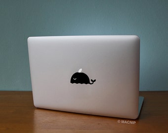 Happy Whale Macbook Decal Laptop Sticker Macbook Pro Air Vinyl Decal Macbook Sticker Macnip azs