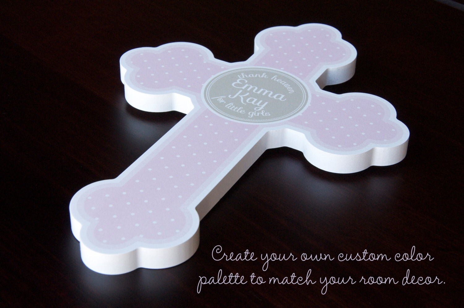 Personalized Wall Cross Personalized Baptism Gift First