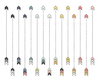 Arrow Clip Art // Tribal ClipArt // Instant Download Digital Clip Art Arrows // Hand Drawn Arrows