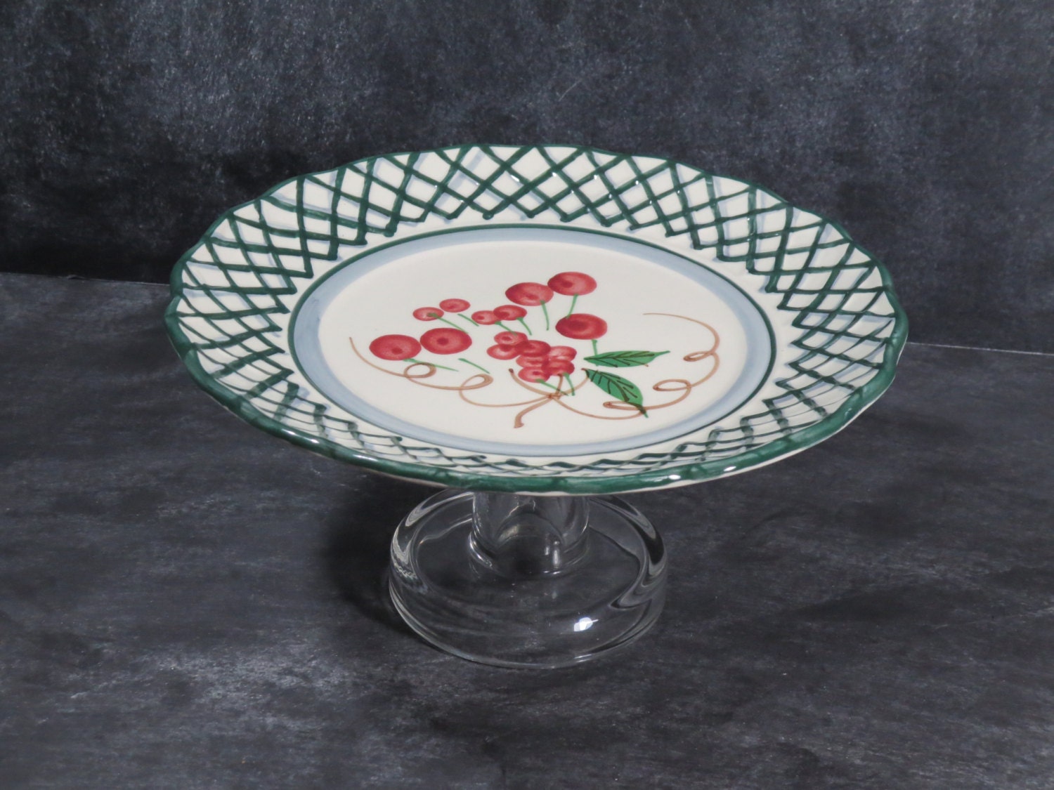 Cupcake Stand Dessert Plate Stand Buffet by DancingDishAndDecor