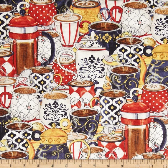 Wilmington Prints Fabric Le petit Bistro for Placemats Sold