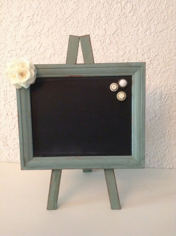 Chalkboard Frame Table top easel UPCYCLED Picture