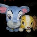 Vintage Lot of 2 Disney Lady & the Tramp Plush Dogs Dolls 10" and 12" tall Disneyland - One Piece