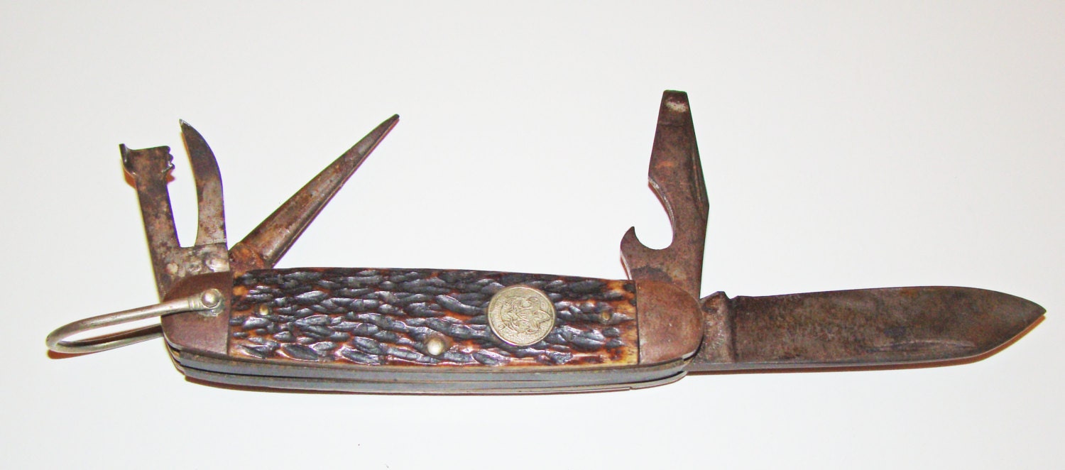 Vintage Boy Scout Pocket Knife Pal Blade Co by Americanpickers2