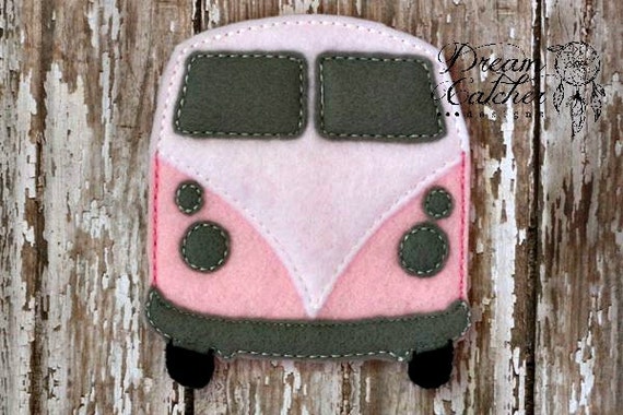 ITH Felt Van Embroidery Design Ornament