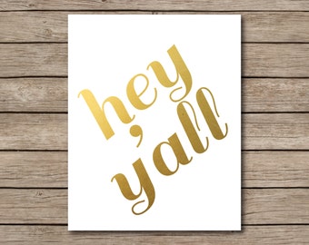 Popular items for hey ya'll on Etsy
