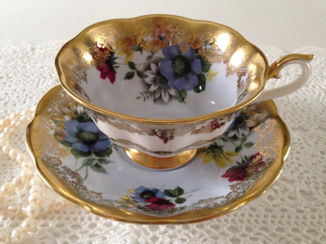 Rare Royal Albert China Tea Cup Saucer Portrait